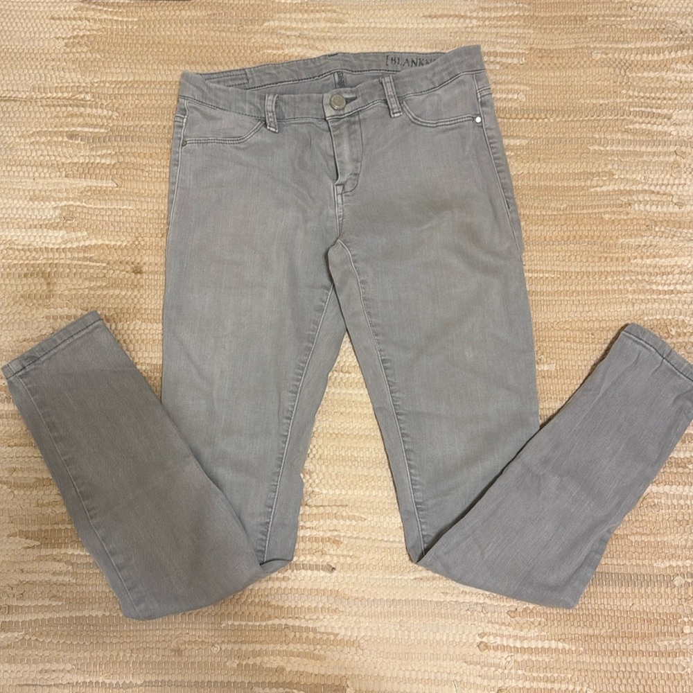 BlankNYC Light Grey Skinny Jeans 27